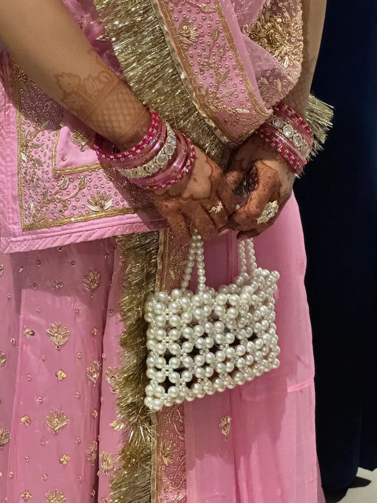 White Pearl Handbag — 2